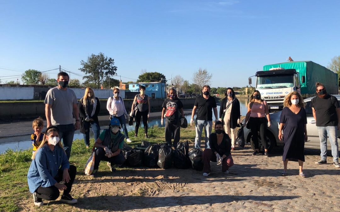 Juntos, Campbell y Ciarletta, en una Jornada por la conciencia ambiental en San Fernando
