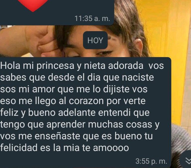 Un abuelo supo que su nieta estaba enamorada de una chica y le envió un mensaje  que se volvió viral