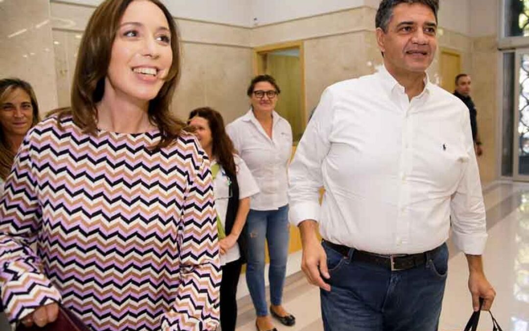 Vidal y Jorge Macri: «recorridas virtuales» y la idea de desdoblar las elecciones bonaerenses