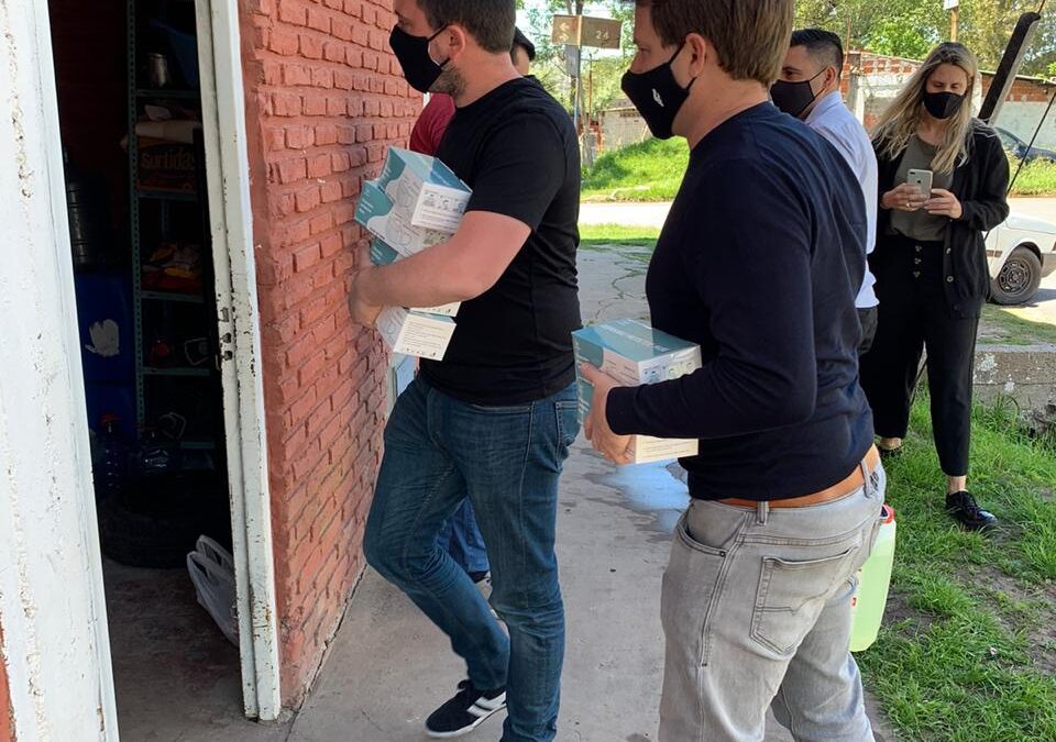 ALEX CAMPBELL RECORRIÓ BERAZATEGUI JUNTO A JULIÁN AMENDOLAGGINE Y LEGISLADORES PROVINCIALES