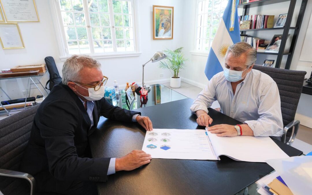 ALBERTO FERNANDEZ RECIBIÓ A JULIO ZAMORA EN LA QUINTA DE OLIVOS