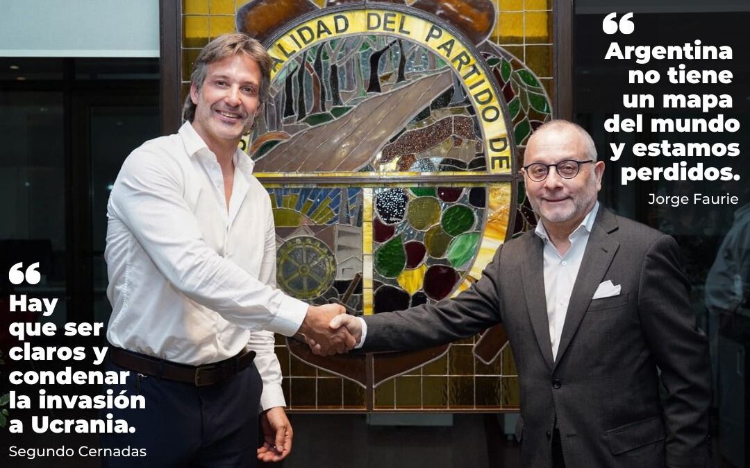CERNADAS CONDENÓ LA INVASIÓN A UCRANIA Y AVANZA EN UNA AGENDA INTERNACIONAL PARA POTENCIAR EL DESARROLLO LOCAL