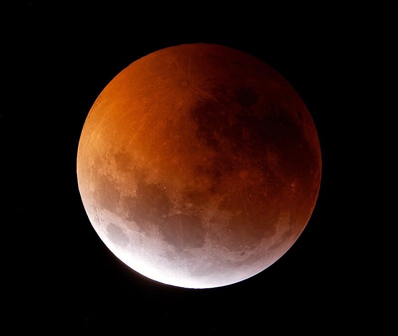 ECLIPSE TOTAL DE LUNA: PRIVILEGIO ARGENTINO PARA LA NOCHE DEL DOMINGO
