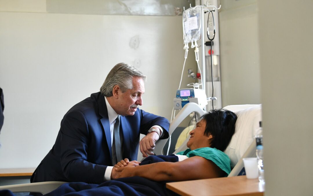 EN ABRUPTO CAMBIO DE AGENDA, EL PRESIDENTE VISITA A MILAGRO SALA