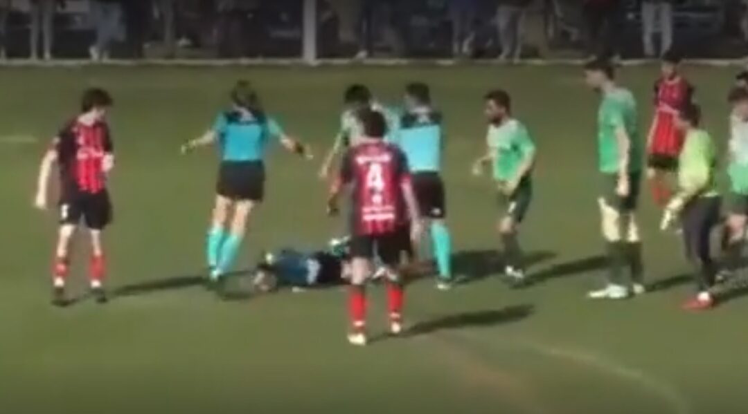 VIOLENTA AGRESIÓN A UNA ÁRBITRA EN UN PARTIDO DE FÚTBOL EN LA PROVINCIA DE BUENOS AIRES