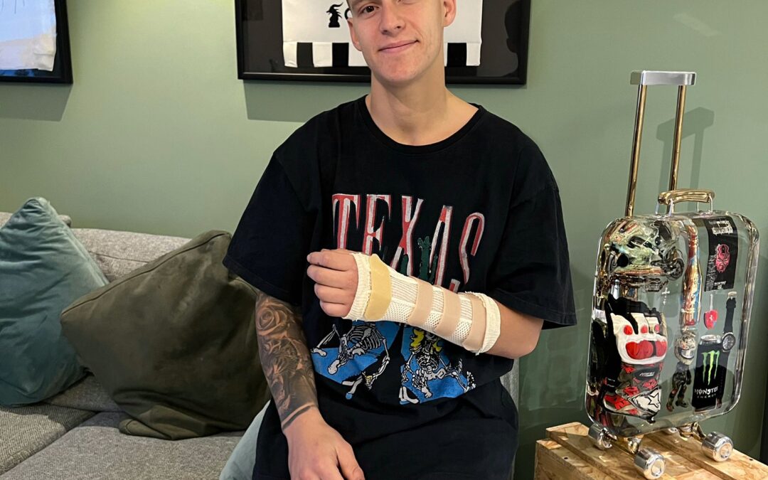 SUFRIÓ UNA FRACTURA EL SUBCAMPEÓN DEL MUNDO DE MOTO GP