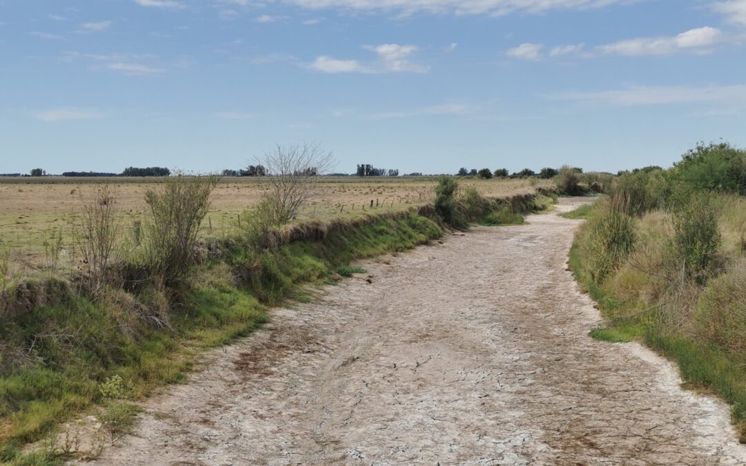 LA SEQUÍA TRANSFORMÓ EL LÍMITE ENTRE BUENOS AIRES Y SANTA FE