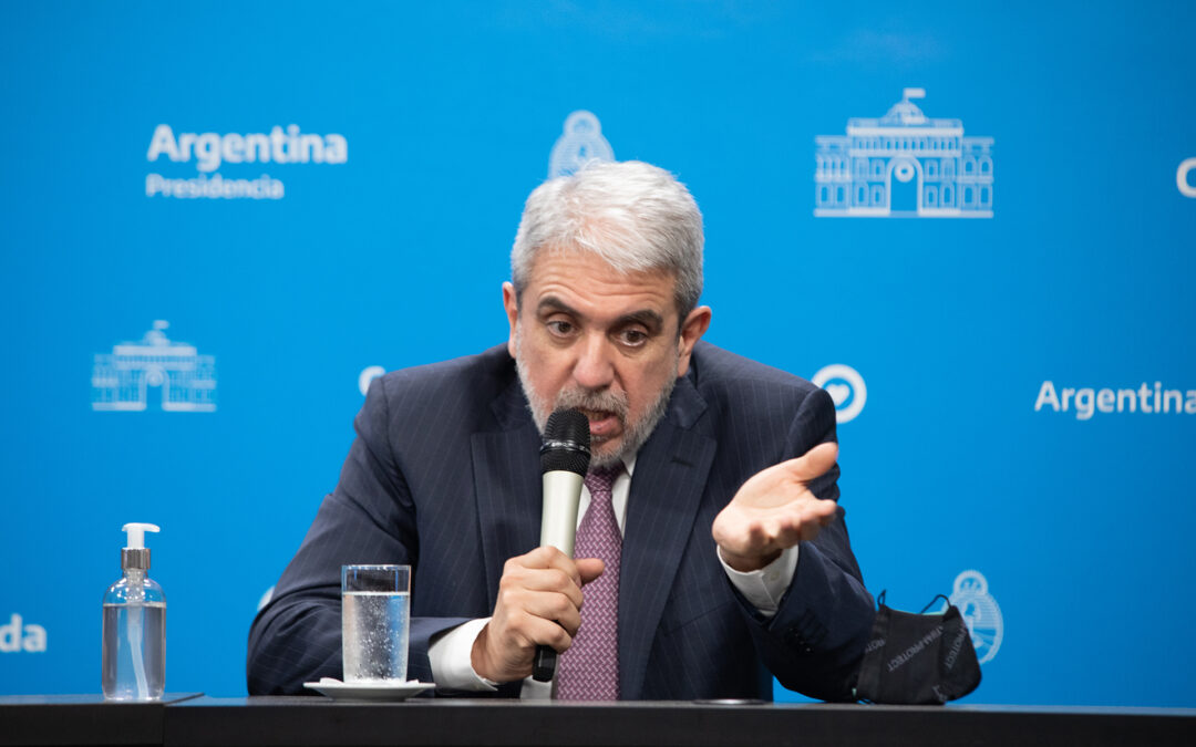 ANÍBAL FERNÁNDEZ VOLVIÓ A CARGAR CONTRA LA OPOSICIÓN: «VAN A LASTIMAR A MUCHA GENTE»