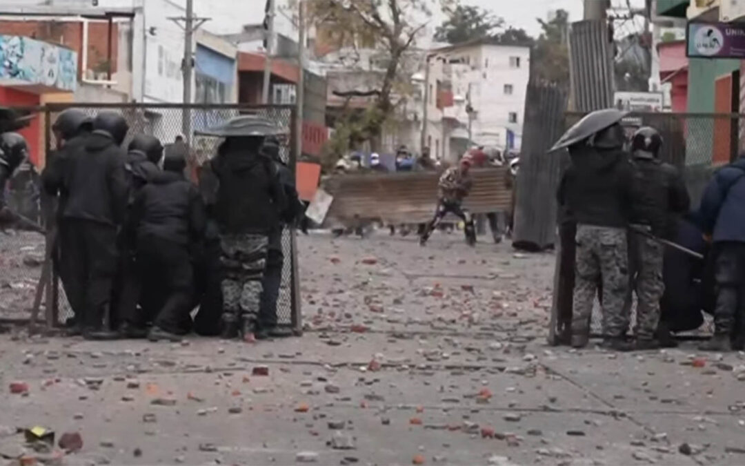 EL JEFE POLICIAL DE JUJUY DENUNCIÓ QUE LA PROTESTA FUE ORGANIZADA POR AGRUPACIONES DE BUENOS AIRES