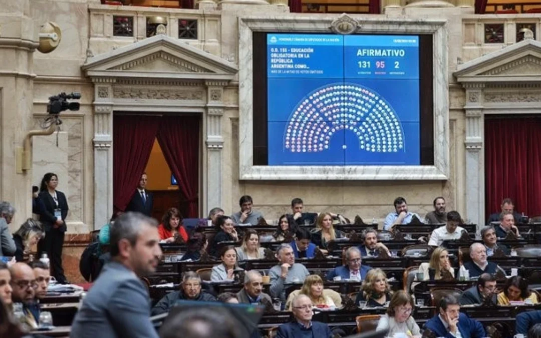 Diputados aprobó y giró al Senado el proyecto que declara la esencialidad educativa