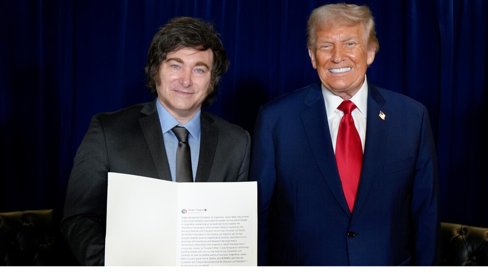 Milei y Trump acuerdan asistencia financiera para afrontar la deuda y reforzar reservas